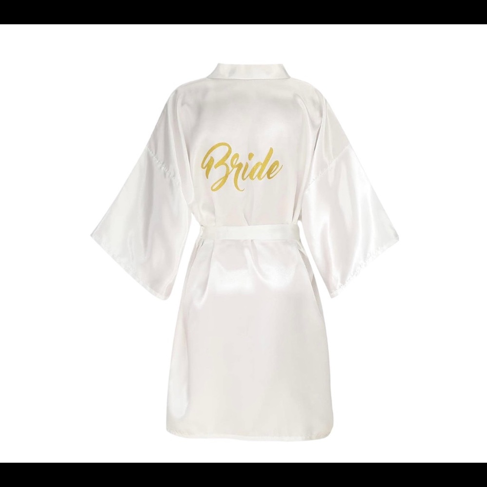 Bride Getting Ready Kimono Robe
